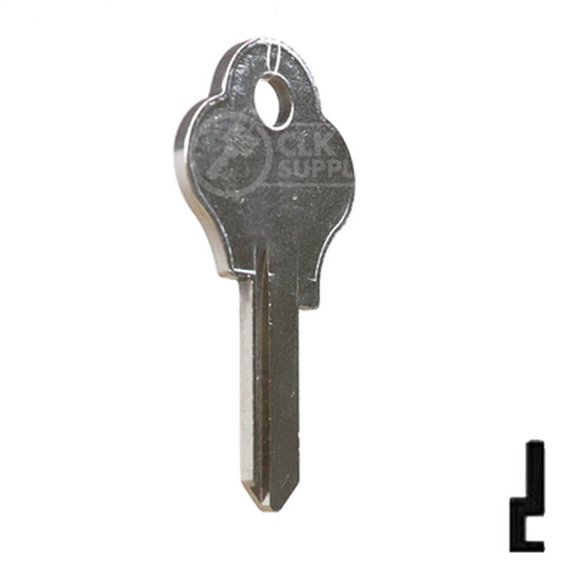 1528 Pado Key Padlock Key Ilco