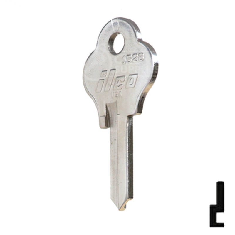 1528 Pado Key Padlock Key Ilco