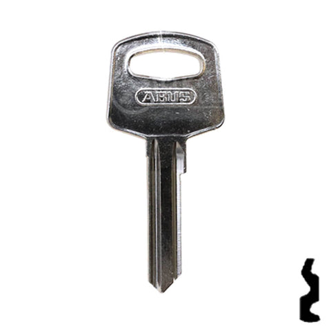 Abus 72 Series Key Blank RH6 Padlock Key Abus Lock Co.