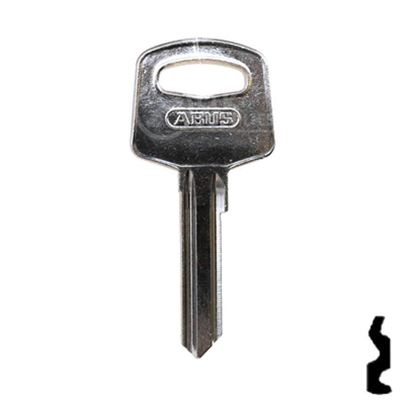 Abus 72 Series Key Blank RH6 Padlock Key Abus Lock Co.