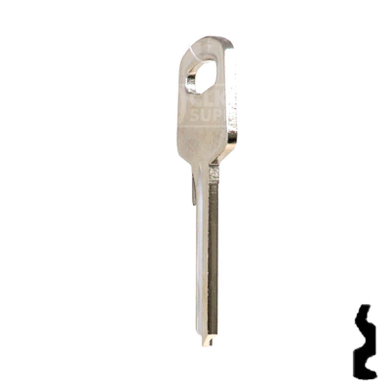 Abus 72 Series Key Blank RH6 Padlock Key Abus Lock Co.