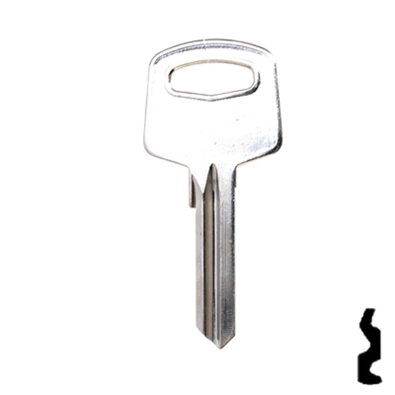 Abus 72 Series Key Blank RH6 Padlock Key Abus Lock Co.