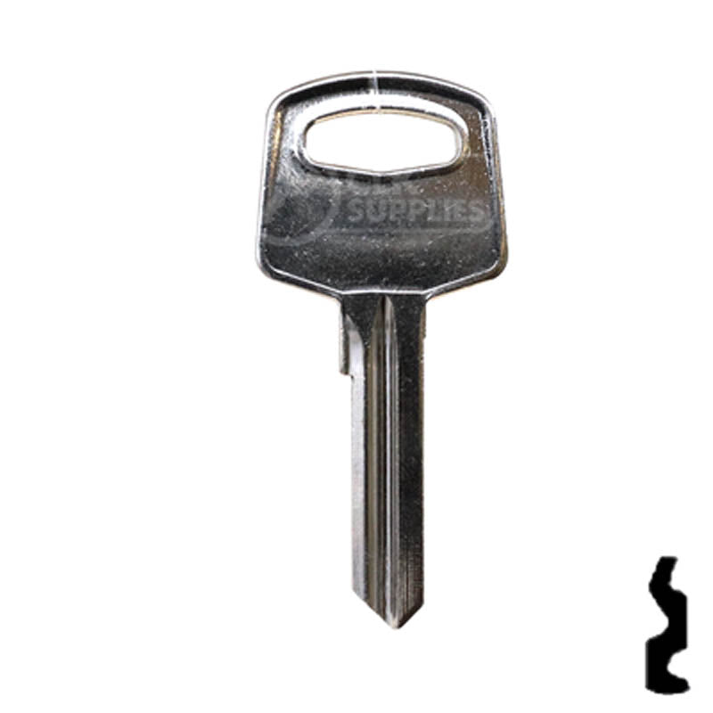 Abus 72 Series Key Blank RH6 Padlock Key Abus Lock Co.