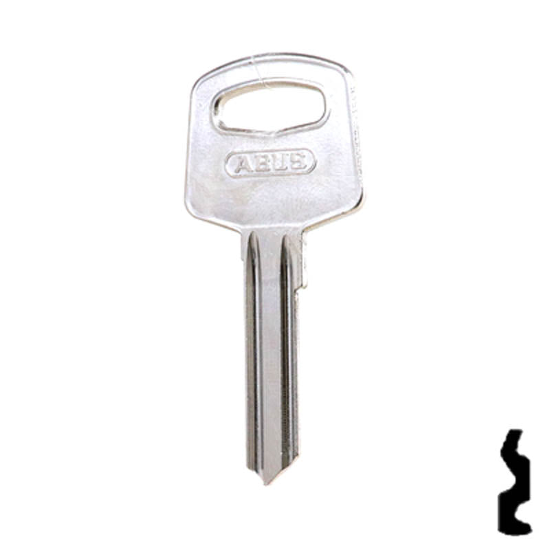 Abus 72 Series Key Blank RH6 Padlock Key Abus Lock Co.