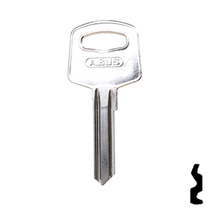 Abus 72 Series Key Blank RH6 Padlock Key Abus Lock Co.
