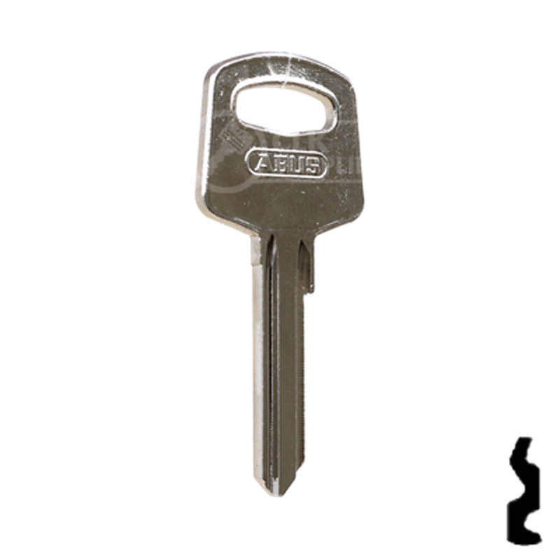 Abus 72 Series Key Blank RH6 Padlock Key Abus Lock Co.
