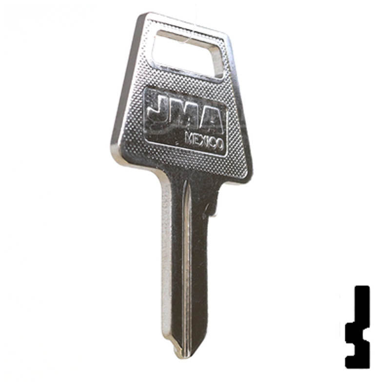 AM3, 1045 American Padlock Key Padlock Key Ilco