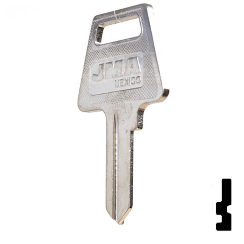AM3, 1045 American Padlock Key Padlock Key Ilco