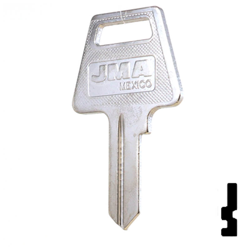 AM3, 1045 American Padlock Key Padlock Key Ilco