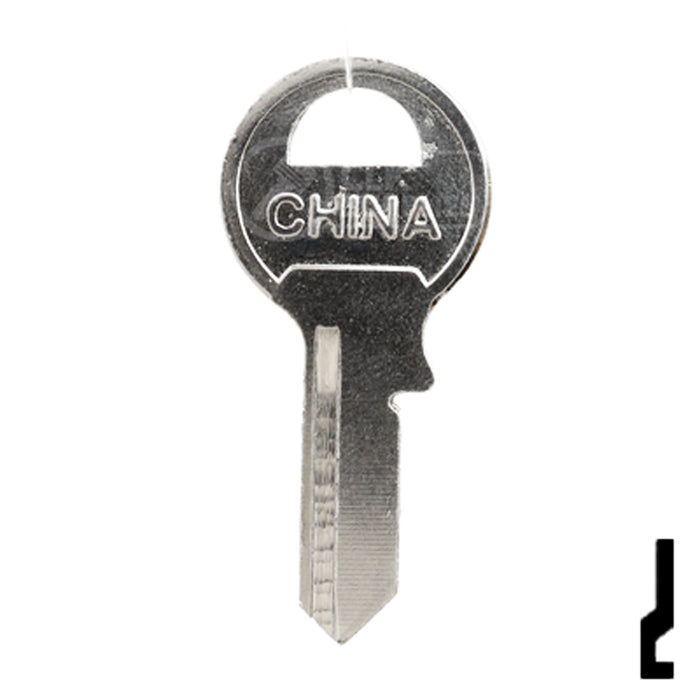 China Padlock Uncut Key Blank | M1R (CHINA-M1) Padlock Key Cosmic Keys