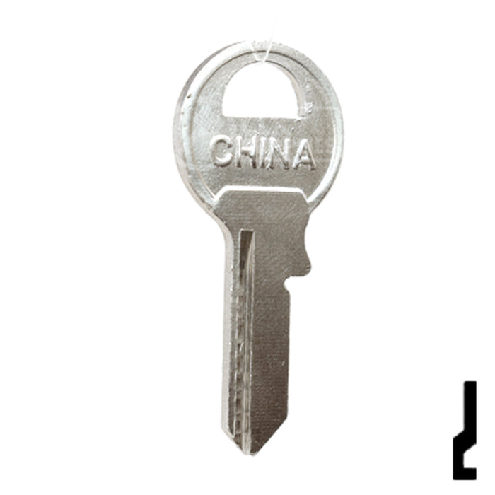 China Padlock Uncut Key Blank | M1R (CHINA-M1) Padlock Key Cosmic Keys