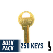 M1 Master Padlock Key Bulk Pack -250 by Ilco Padlock Key Ilco