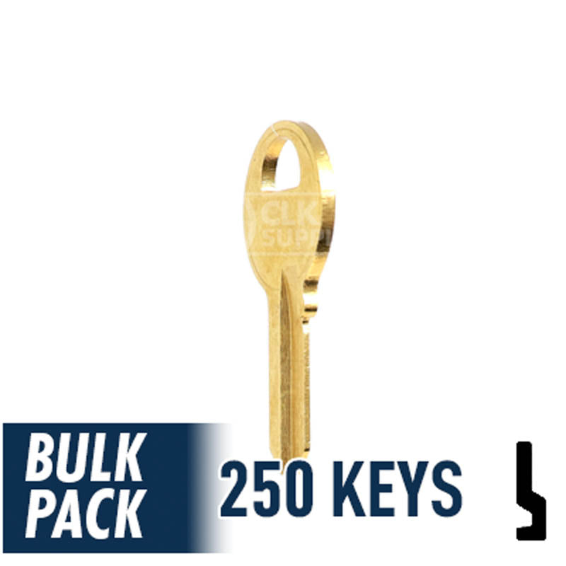 M1 Master Padlock Key Bulk Pack -250 by Ilco Padlock Key Ilco