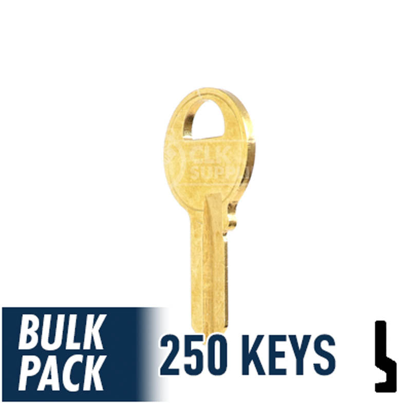 M1 Master Padlock Key Bulk Pack -250 by Ilco Padlock Key Ilco