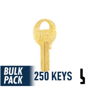 M1 Master Padlock Key Bulk Pack -250 by Ilco Padlock Key Ilco