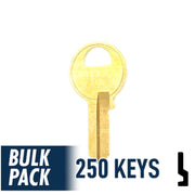 M1 Master Padlock Key Bulk Pack -250 by Ilco Padlock Key Ilco