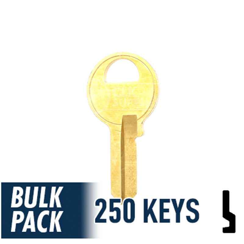 M1 Master Padlock Key Bulk Pack -250 by Ilco Padlock Key Ilco