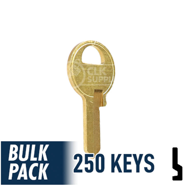 M1 Master Padlock Key Bulk Pack -250 by Ilco Padlock Key Ilco