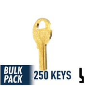 M1 Master Padlock Key Bulk Pack -250 by Ilco Padlock Key Ilco
