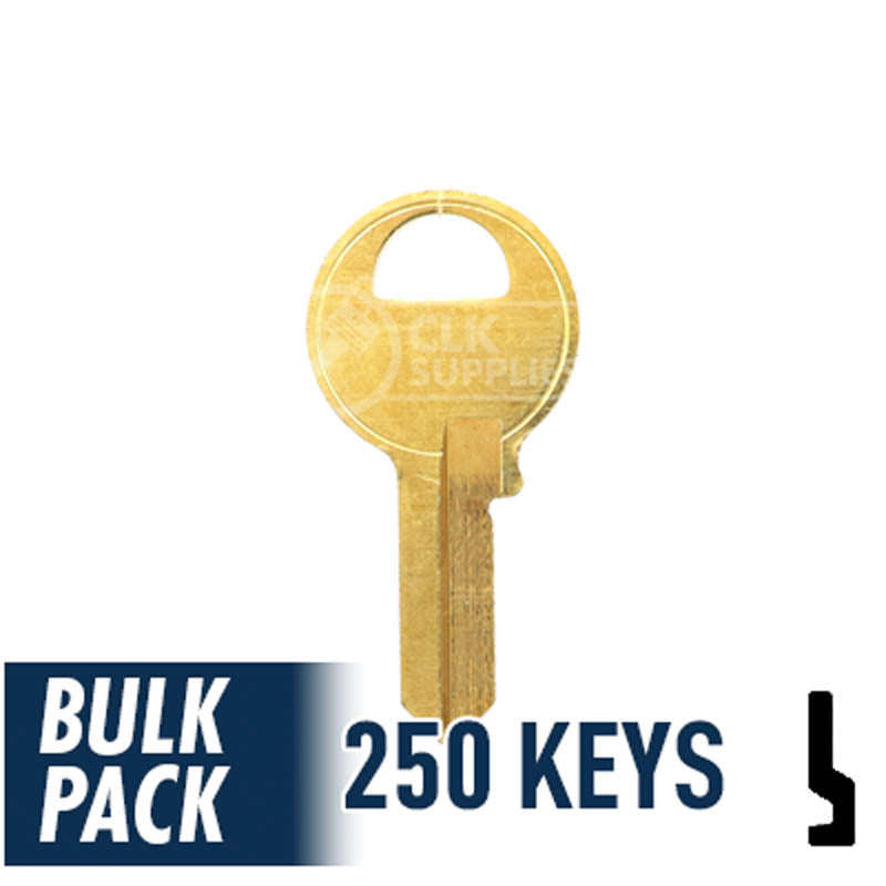 M1 Master Padlock Key Bulk Pack -250 by Ilco Padlock Key Ilco