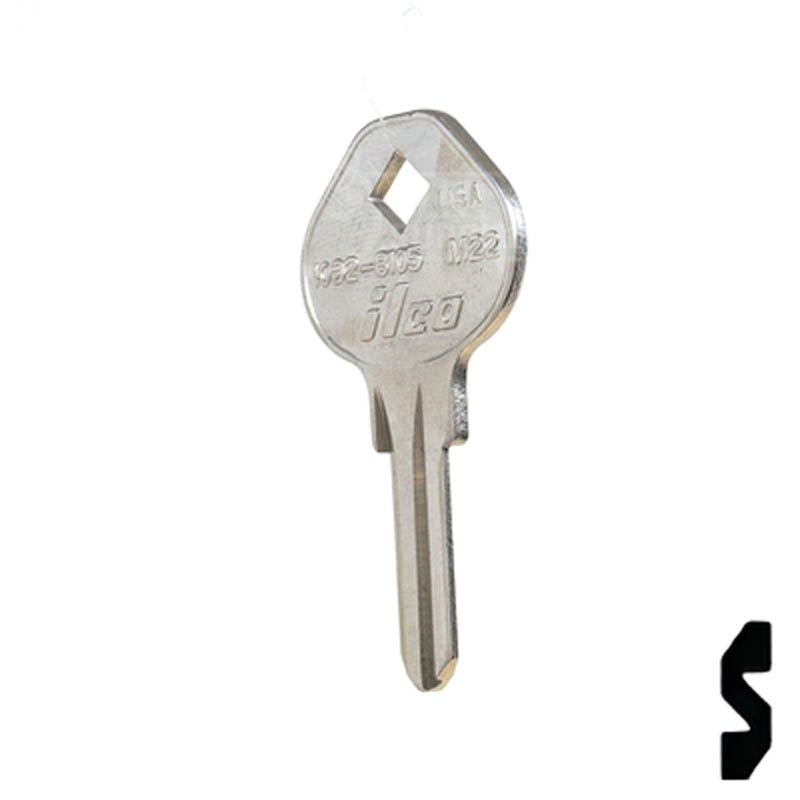 M22, 1092-8105 Master Key Padlock Key Ilco