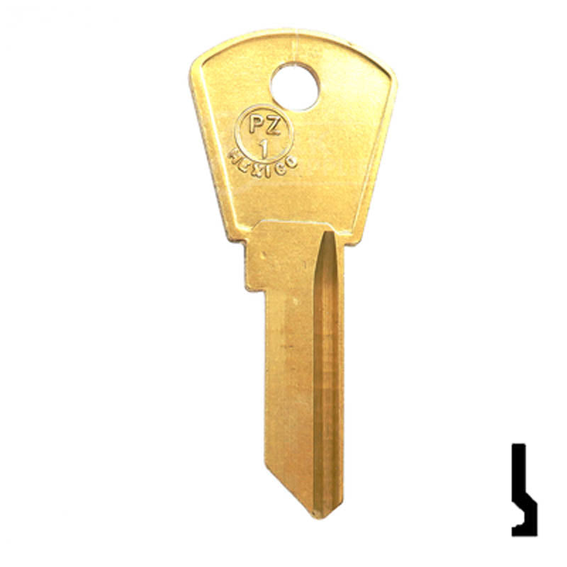 PZ1 Papaiz Key Padlock Key JMA USA