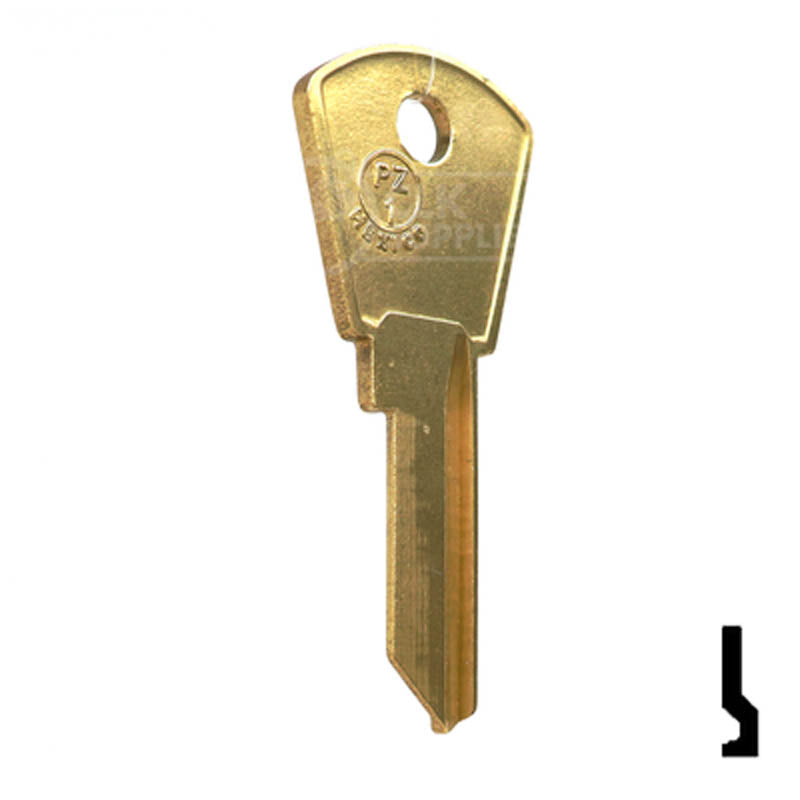 PZ1 Papaiz Key Padlock Key JMA USA