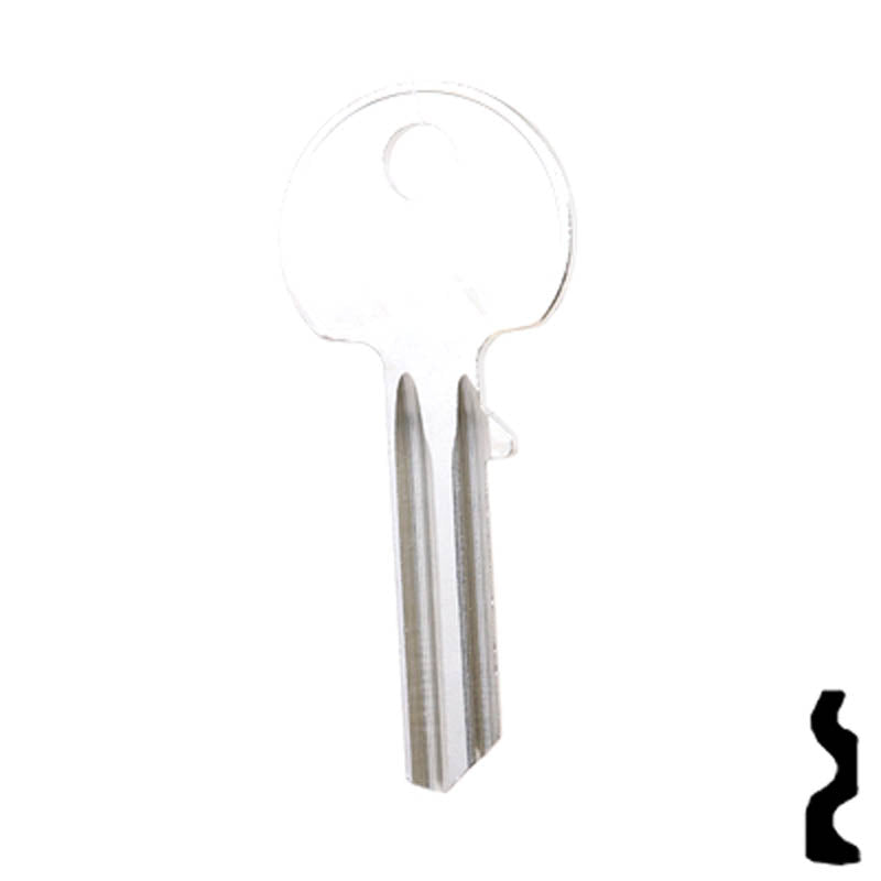 Uncut Key Blank | Abus | AB23 Padlock Key Ilco