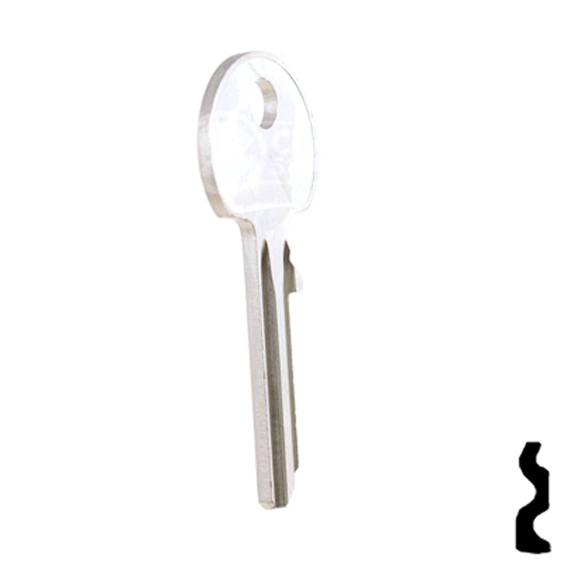 Uncut Key Blank | Abus | AB23 Padlock Key Ilco