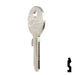Uncut Key Blank | ABUS | ABUS 24/41 KBL for 24, 28, 41 Series Locks, 90020 Padlock Key Abus Lock Co.