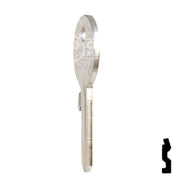Uncut Key Blank | ABUS | ABUS 24/41 KBL for 24, 28, 41 Series Locks, 90020 Padlock Key Abus Lock Co.
