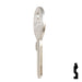Uncut Key Blank | ABUS | ABUS 24/41 KBL for 24, 28, 41 Series Locks, 90020 Padlock Key Abus Lock Co.