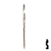 Uncut Key Blank | ABUS | ABUS 24/41 KBL for 24, 28, 41 Series Locks, 90020 Padlock Key Abus Lock Co.