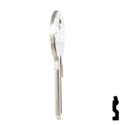 Uncut Key Blank | ABUS | ABUS 24/41 KBL for 24, 28, 41 Series Locks, 90020 Padlock Key Abus Lock Co.