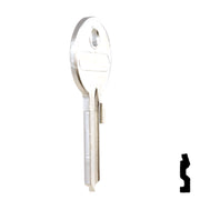 Uncut Key Blank | ABUS | ABUS 24/41 KBL for 24, 28, 41 Series Locks, 90020 Padlock Key Abus Lock Co.