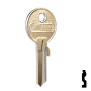 Uncut Key Blank | ABUS | ABUS 24/41 KBL for 24, 28, 41 Series Locks, 90020 Padlock Key Abus Lock Co.