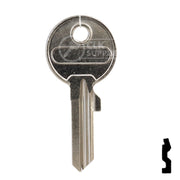 Uncut Key Blank | ABUS | ABUS 24/41 KBL for 24, 28, 41 Series Locks, 90020 Padlock Key Abus Lock Co.