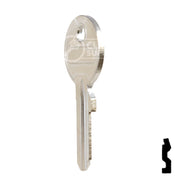 Uncut Key Blank | ABUS | ABUS 24/41 KBL for 24, 28, 41 Series Locks, 90020 Padlock Key Abus Lock Co.