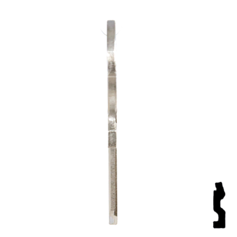 Uncut Key Blank | ABUS | ABUS 24/41 KBL for 24, 28, 41 Series Locks, 90020 Padlock Key Abus Lock Co.
