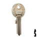 Uncut Key Blank | ABUS | ABUS 24/41 KBL for 24, 28, 41 Series Locks, 90020 Padlock Key Abus Lock Co.