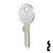 Uncut Key Blank | ABUS | ABUS 24/41 KBR for 24, 28, 41 Series Locks, 90010 Padlock Key Abus Lock Co.