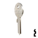 Uncut Key Blank | ABUS | ABUS 24/41 KBR for 24, 28, 41 Series Locks, 90010 Padlock Key Abus Lock Co.