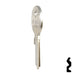Uncut Key Blank | ABUS | ABUS 24/41 KBR for 24, 28, 41 Series Locks, 90010 Padlock Key Abus Lock Co.