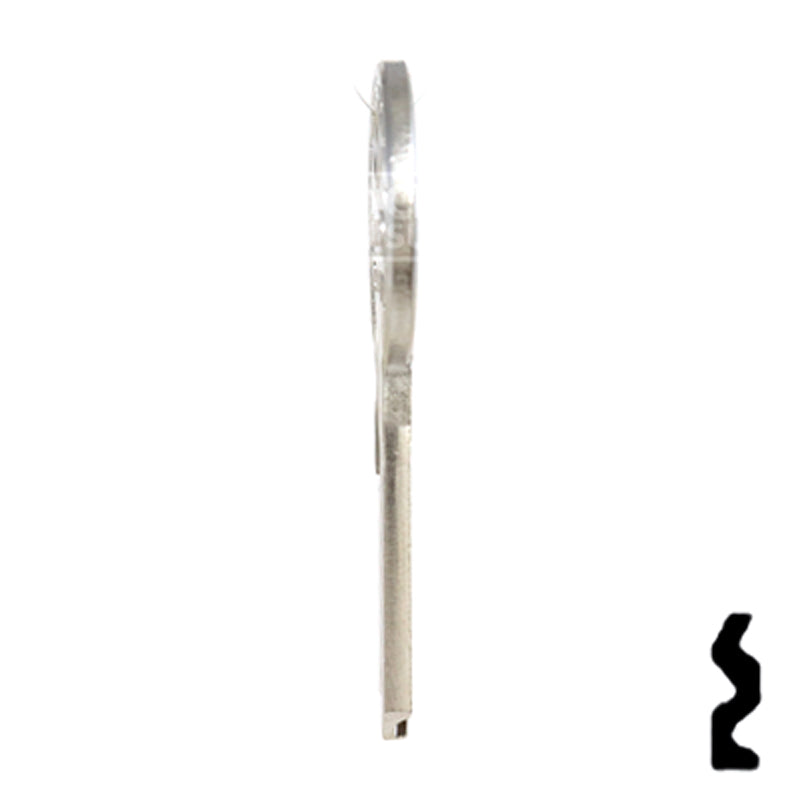Uncut Key Blank | ABUS | ABUS 24/41 KBR for 24, 28, 41 Series Locks, 90010 Padlock Key Abus Lock Co.