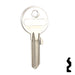 Uncut Key Blank | ABUS | ABUS 24/41 KBR for 24, 28, 41 Series Locks, 90010 Padlock Key Abus Lock Co.