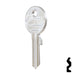 Uncut Key Blank | ABUS | ABUS 24/41 KBR for 24, 28, 41 Series Locks, 90010 Padlock Key Abus Lock Co.