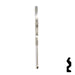 Uncut Key Blank | ABUS | ABUS 24/41 KBR for 24, 28, 41 Series Locks, 90010 Padlock Key Abus Lock Co.