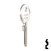 Uncut Key Blank | ABUS | ABUS 24/41 KBR for 24, 28, 41 Series Locks, 90010 Padlock Key Abus Lock Co.