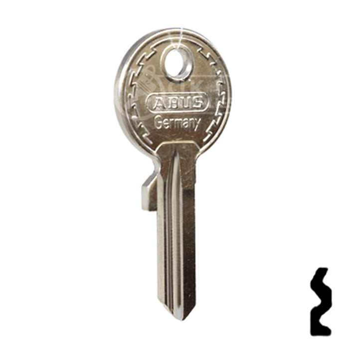 Uncut Key Blank | ABUS | ABUS 24/41 KBR for 24, 28, 41 Series Locks, 90010 Padlock Key Abus Lock Co.
