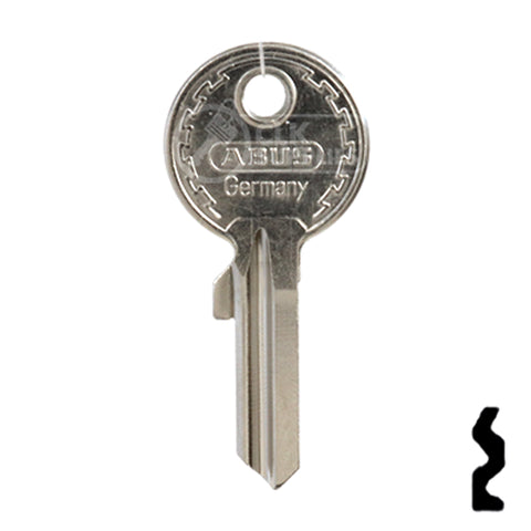 Uncut Key Blank | Abus | for 24/41 KBR, 90010